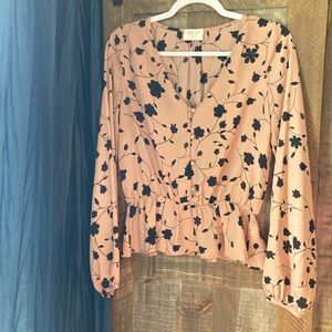 Peplum style blouse